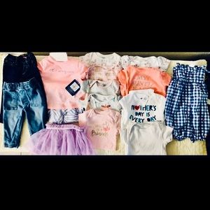 Girls 6-9 month old custom bundle